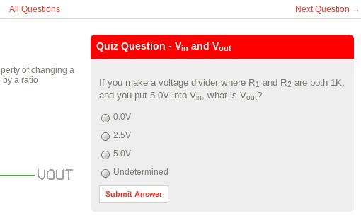 A question about voltage dividers